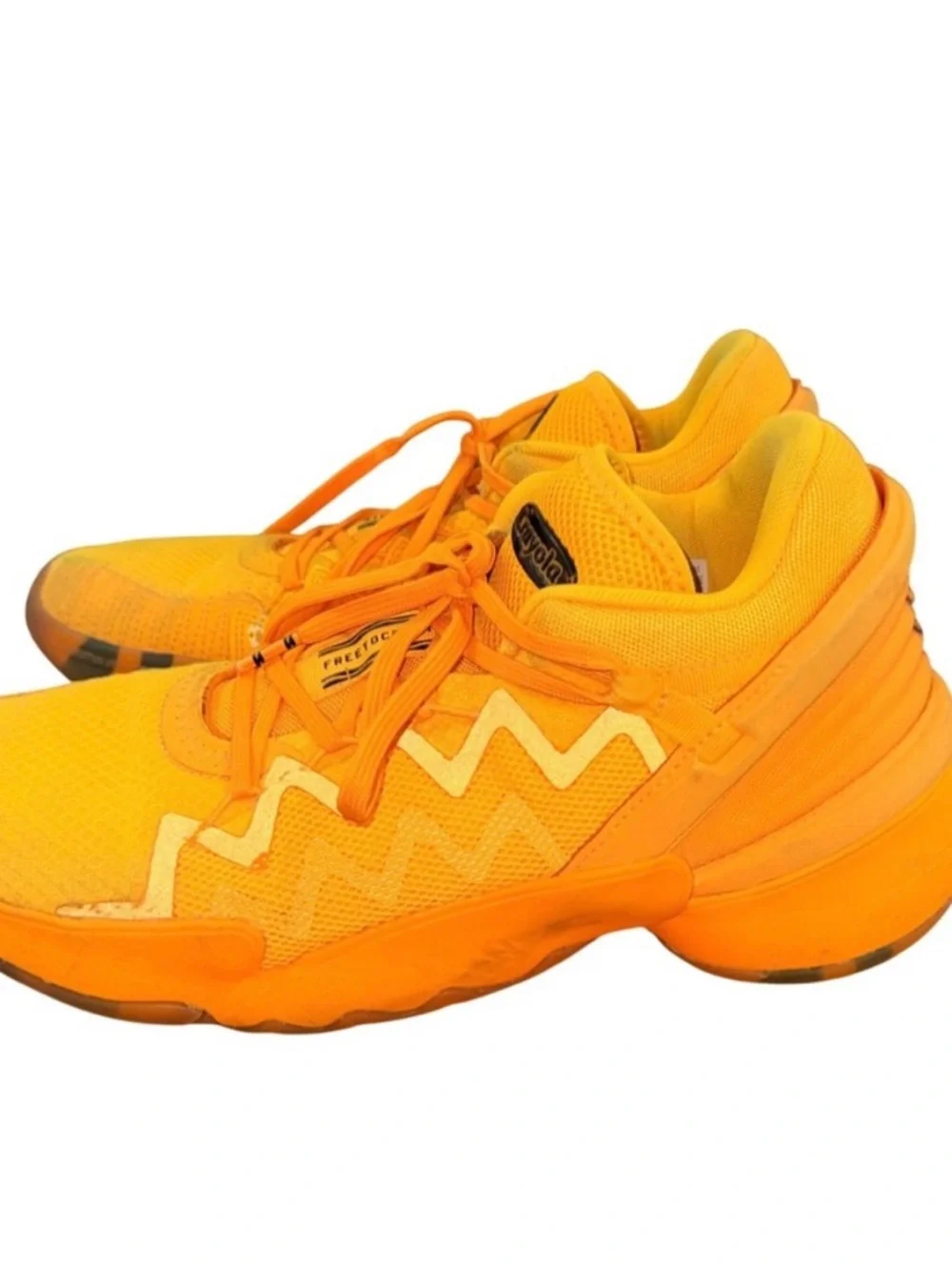 Crayola Adidas Orange High-Top Sneakers